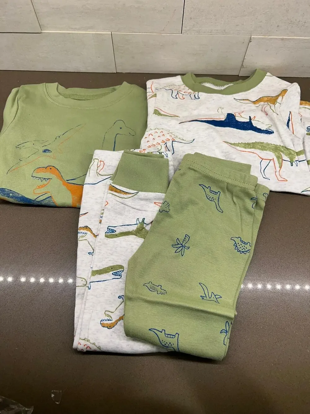 Carter's Kids' 4-piece PJ Set, Dinosaurs 2T
